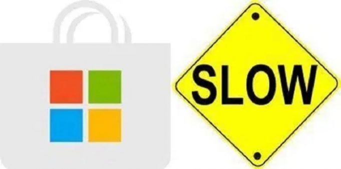 microsoft store slow download windows 10