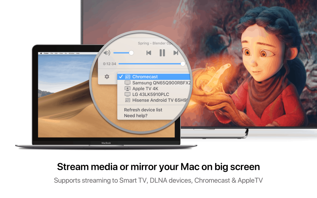 JustStream How to Mirror Mac to Samsung TV