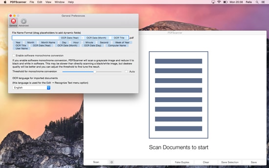 scanning software for Mac