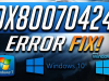 Fix: Update Error 0x80070424 on Windows 10 Fix: Update Error 0x80070424 on Windows 10
