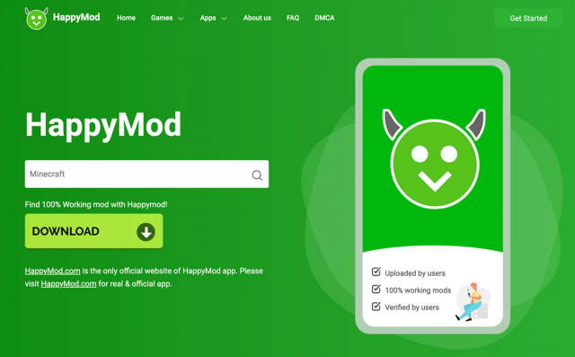 HappyMod: Download and install MOD APKs for Android devices