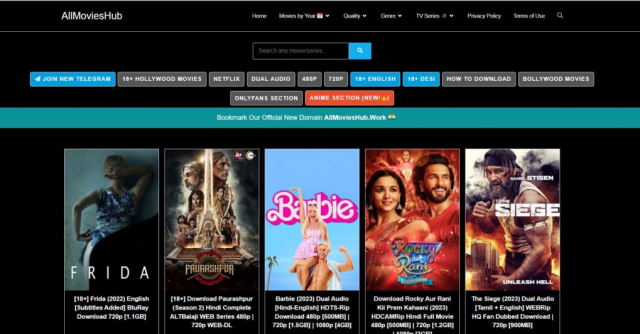 AllMoviesHub Download 300MB 2023 Hindi Movies