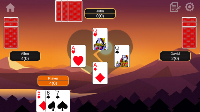 How to play hearts online card games