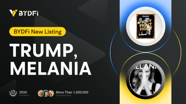 $TRUMP and $MELANIA Perpetual Contracts Now Live on BYDFi, Offering 50x Leverage $TRUMP and $MELANIA Perpetual Contracts Now Live on BYDFi, Offering 50x Leverage